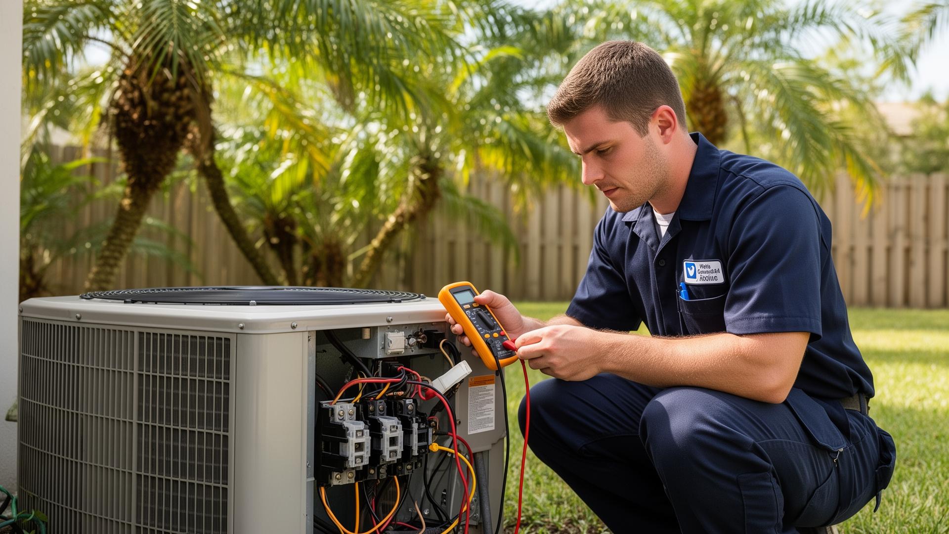 Southern Comfort technician on a service call