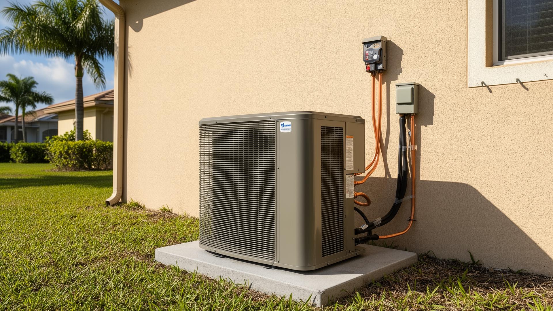 New central air conditioner installation in central Florida